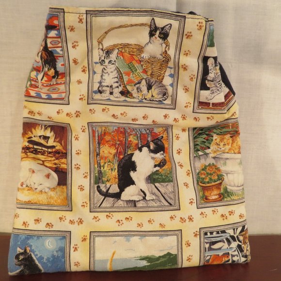 Bread BAG Quilted Cat Designs 9.5" x 8.25" (104V) - Picture 3 of 4